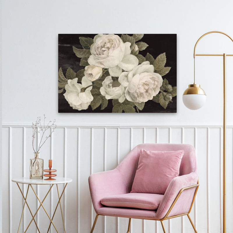 Fleurs florales - Roses antiques, H 24 po x l 36 po