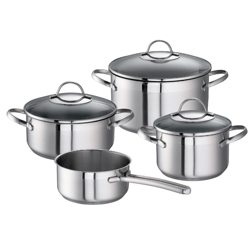 Merena 4-Piece Stainless Steel Cookware Set