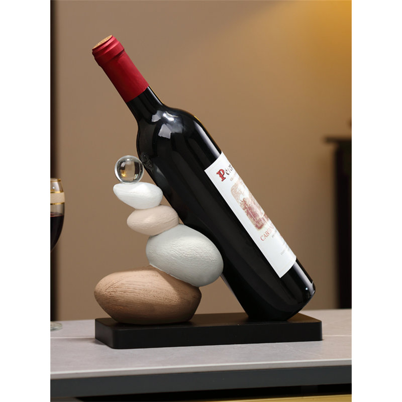 Diarmit Tabletop Wine Bottle Rack Black