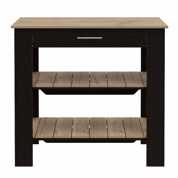 Hokku Designs Lueva Wood Bar Cart | Wayfair