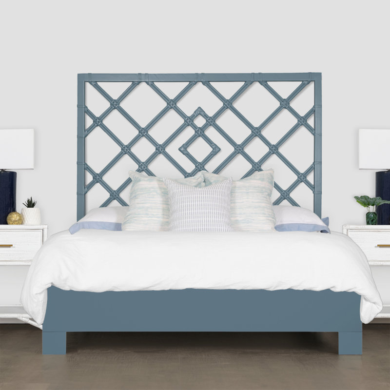 Darien Headboard, Regatta Blue, Twin