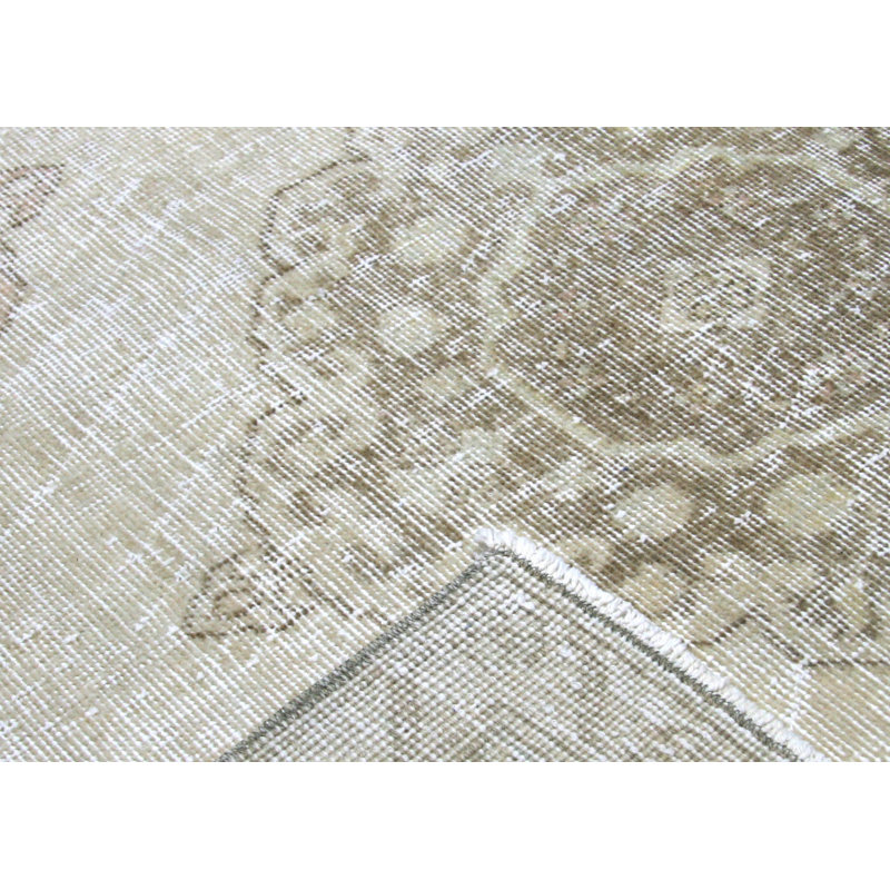 Tapis de couloir gris unique en laine noué à la main 4 pi 6 po x 13 pi années 1960 Gallery