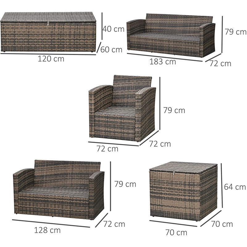 Hanley Rattan Set