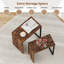 Ensemble de 2 tables d'appoint gigognes 2-en-1