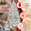 Arbre de Noël enneigé 7 pi, 500 lumières Ul, 45 pins naturels, pointes enneigées, structure à charnières 1124, base - décor festif de style hivernal renforcé