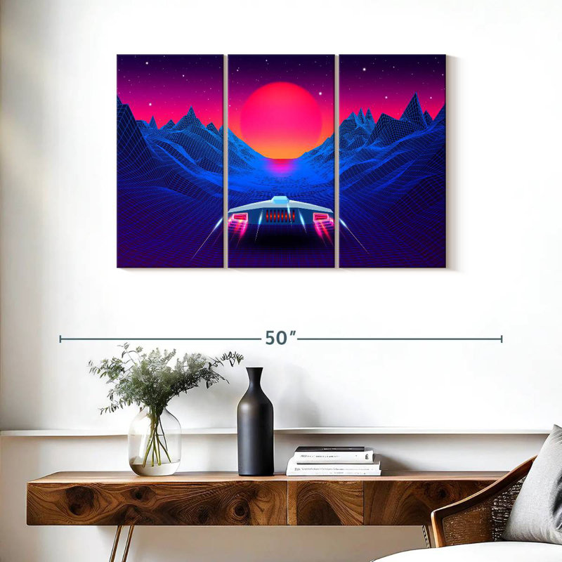 Kelan Synthwave Adventure, 24" H x 38" W