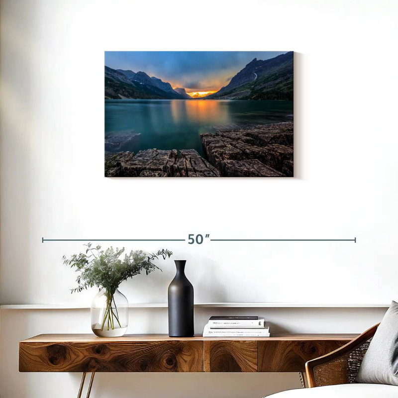 Alvord St Mary Lake Montana, H 20 po x l 30 po