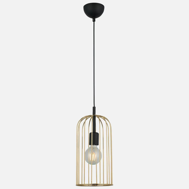 Adjustable Metal Chandelier, Antiquation Finish, 12 x 25 inches | Height Adjustable: 11.8 - 27.6 inches | E27 Socket, Max 40W (Bulb Not Included) | Elegant Lighting for Dining Room & Living Spaces, IP20 Rated