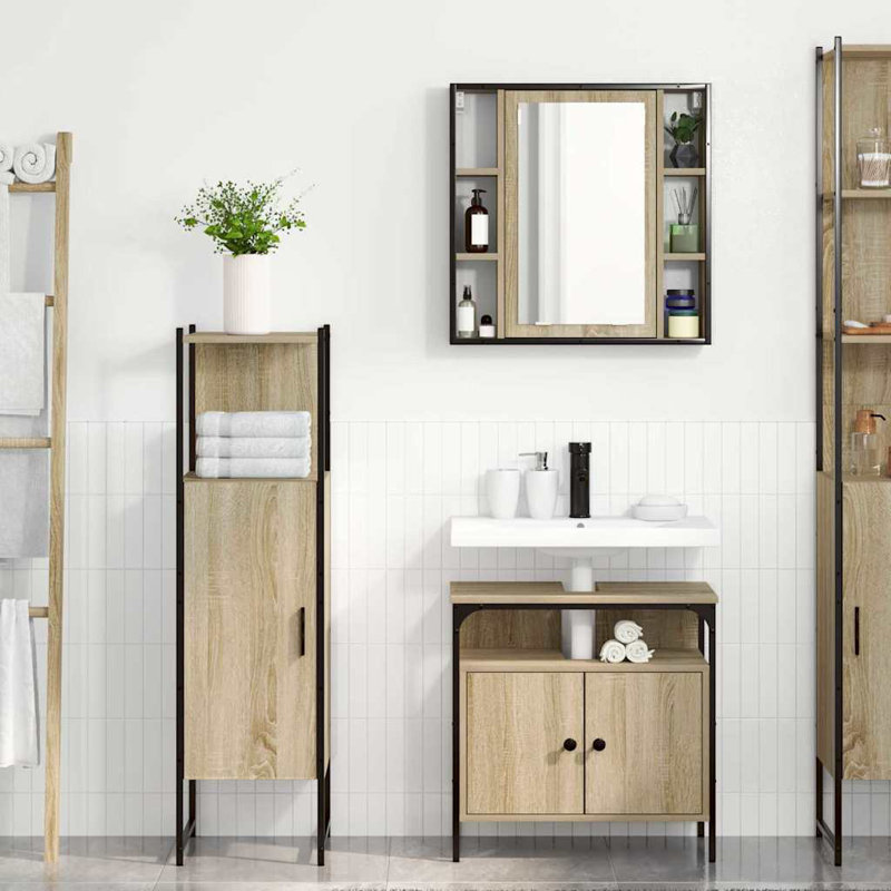 Frame Mounted Bathroom Cabinet