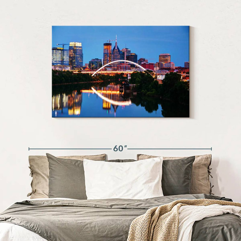 Kavia, Nashville, Tennessee, paysage urbain, H 30 po x l 45 po