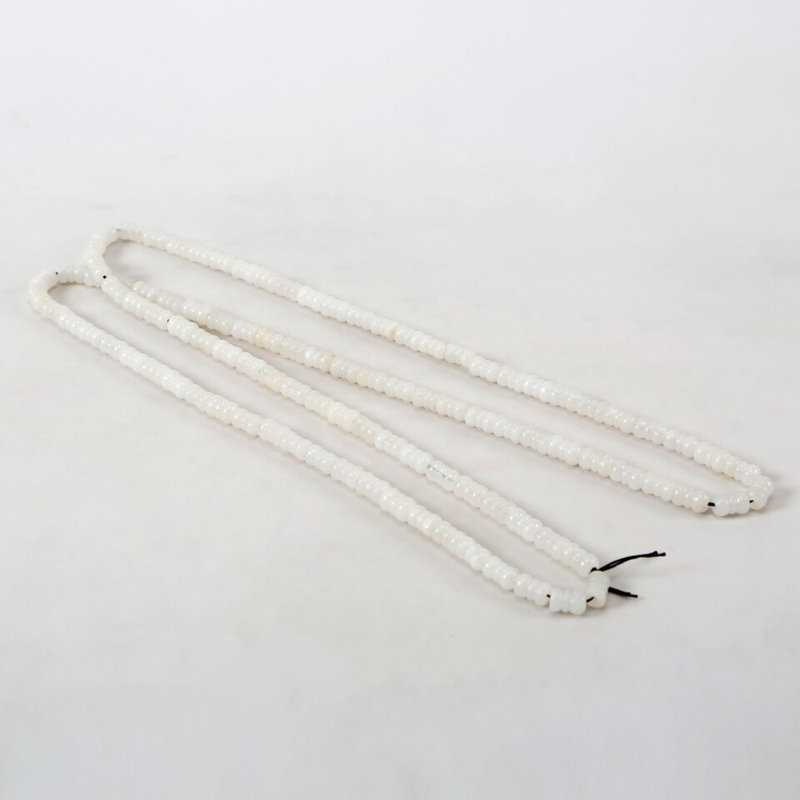 3' White Bead Novelty Garland