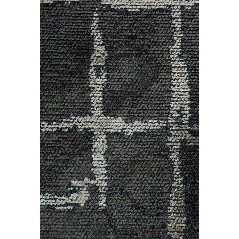 Rapture Cream/Gray Abstract Luxury Area Rug, Rectangle 7'10" x 11'2"