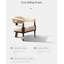 Fauteuil de loisir simple en velours de rotin de style français-130714678-130714680
