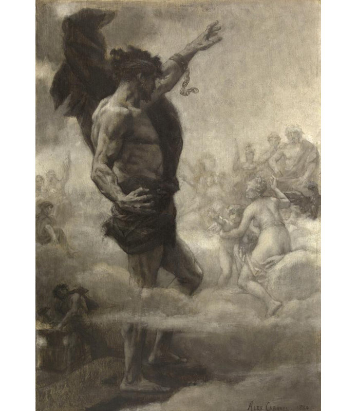 «The Titan» par Alexander Cabanel - Art mural sur toile tendue avec châssis, H 40 po x l 28 po