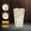 14 Oz Gold Glitter Plastic Cups For Party - 50 Pack Gold Plastic Cups - Hard Disposable Cups - Premium Heavy Duty Gold Cups - Disposable Cocktail Glasses - Party Cups (50 Pack, 14, Ounces)