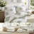 Chic Cotton Blend Bedding Sets, Modern Chenille Design, Comfortable Home