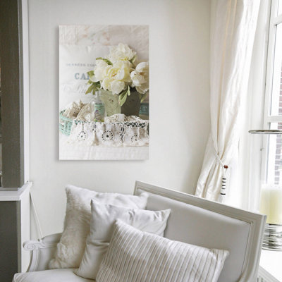 « belle jardin' » par sylvia cook, reproduction d’art sur toile tendue