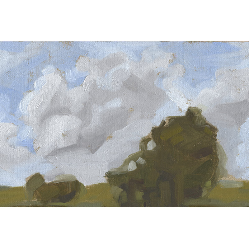 Brushy Summer Sky II by Ethan Harper - Painting Print, Wrapped Canvas, 51cm H x 76cm W