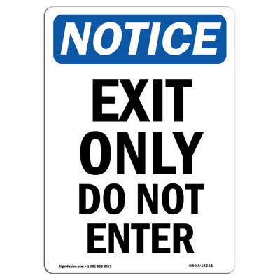 «Exit Only» ne pas entrer