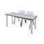 Plateau de table Kee et chaises empilables 2 M-1640426430-1640426310-1640426311