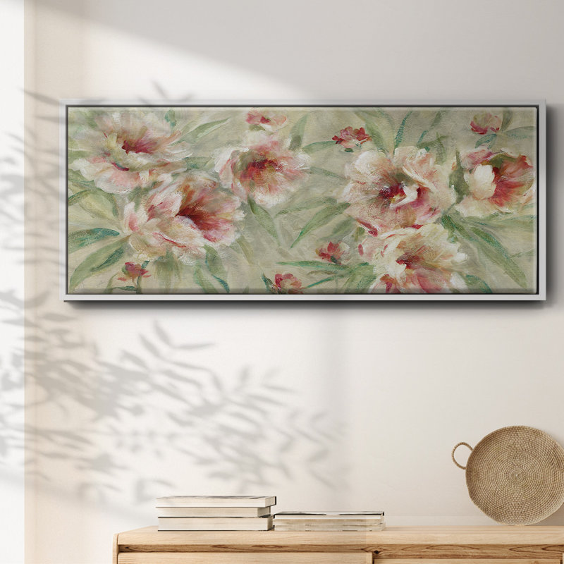 Peony Pleasure- Framed Canvas
