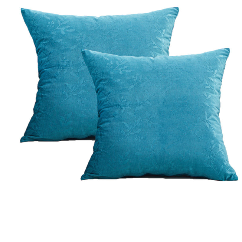 Housse de coussin en velours