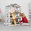  Kids Dolls House with Handcrafted Wood Furniture Accessories