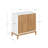 Rubberwood Accent Cabinet with 2-Door-1294174029