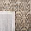 Tapis en chanvre / coton tissé à la main beige clair / gris Laumer-177707052