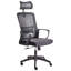 Metro Lane MONARCH Office Chair with Headrest-181222381-181222383