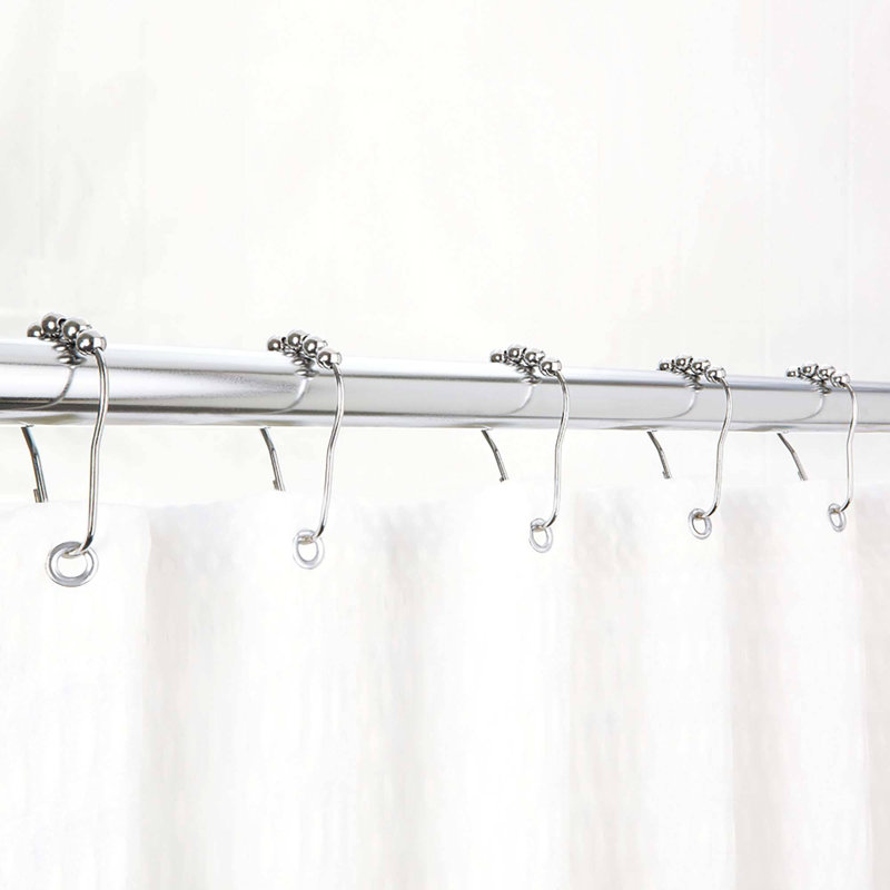 Davinder Metal Shower Curtain Hook, Nickel