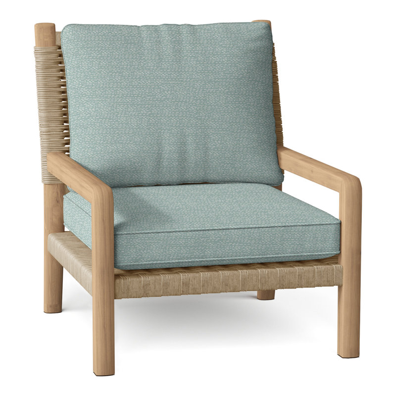 Hudson Outdoor Lounge Chair, Hudson Natural Cord, Perigold Arigato Patina