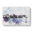 Night skyline of New York Watercolour - Wrapped Canvas-56663334