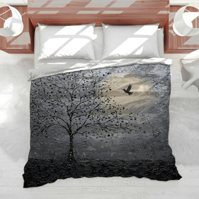 Édredon pour lit de lune clair