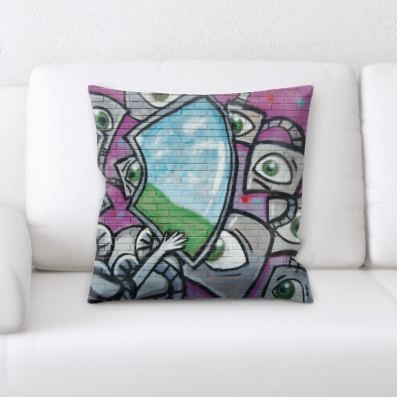 Microsuede Throw Pillow