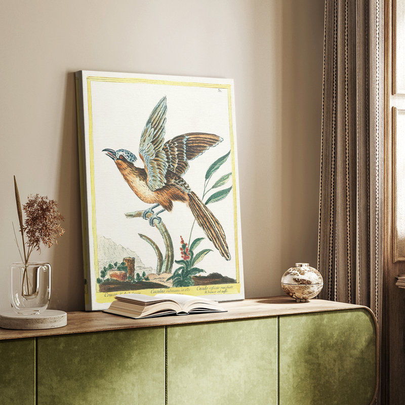 Pastel Birds IV - galerie Cavas sur mesure, H 36 po x l 24 po