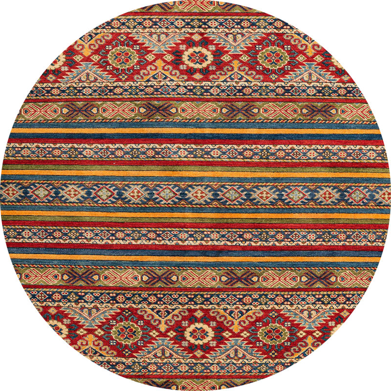 Tapis abstrait moderne 4285, Rond 3 pi