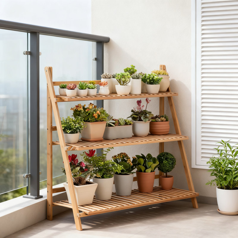 Briya Plant Stand, 96.50cm H x 98.60cm W x 37cm D