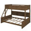 Lit simple superposé au-dessus de grand lit simple avec armoires de rangement et ports USB, cadre de lit superposé en bois massif avec échelle et garde-corps-1727139930