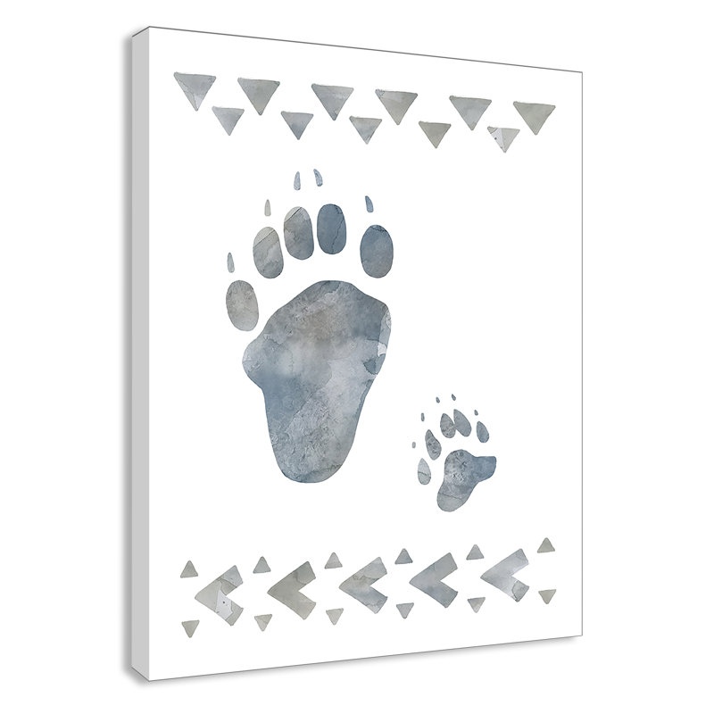 Art inspirant sur toile «Kids Spirit», H 14 po x l 11 po x P 1,5 po