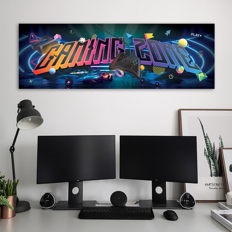 Gaming Zone Games - Wrapped Canvas Print