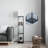 63"Modern Metal Shelf Floor Lamp with Linen Shade-442365545