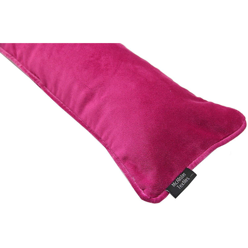 Farreli Fabric Draught Excluder, Pink