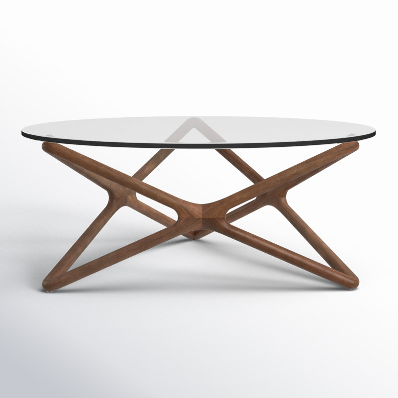 Lark Cross Legs Coffee Table, Walnut