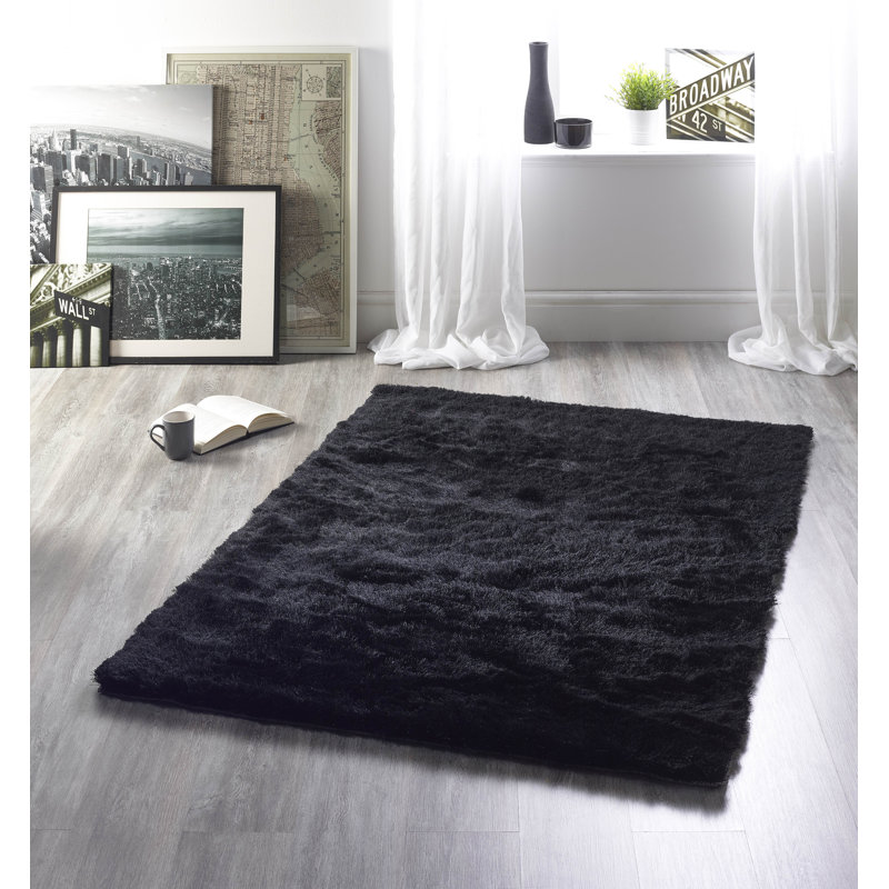 Sinead Solid Colour Hand Woven Area Rug, Rectangle 120 x 170cm