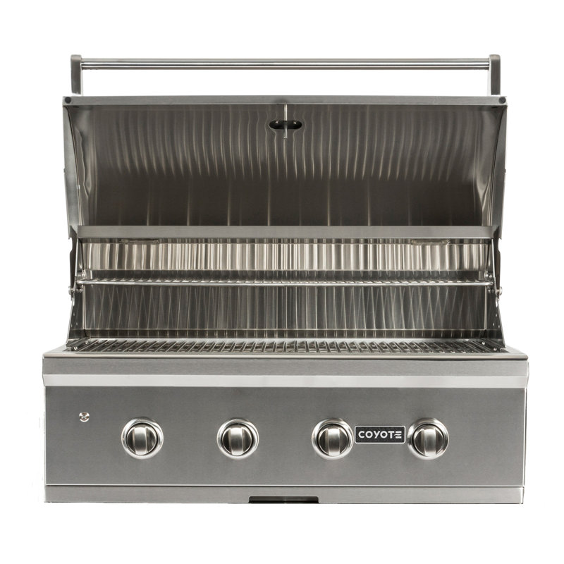 Coyote Outdoor Living 3 - Burner Built-In Liquid Propane Gas Grill