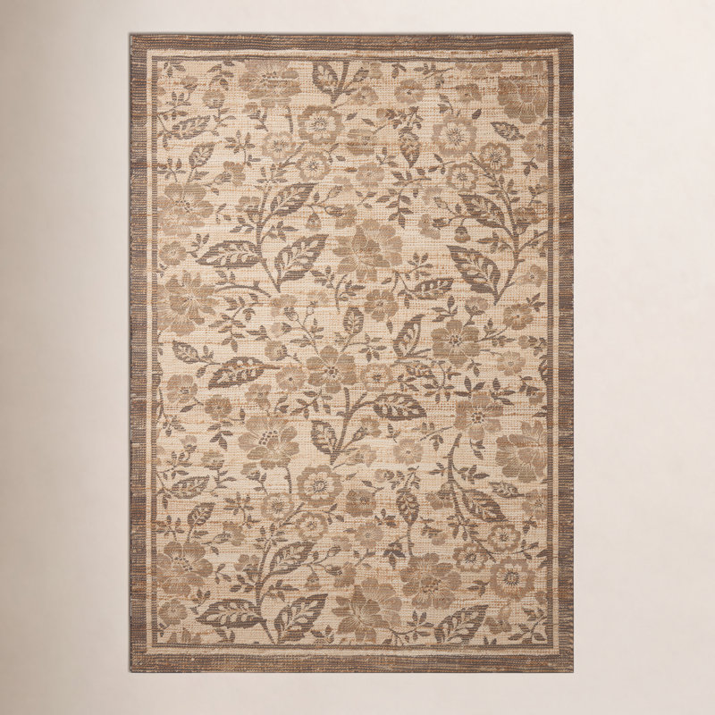 Tapis écorce / moka Chris Loves Julia x Loloi Rue, Rectangle 2 pi 3 po x 3 pi 9 po