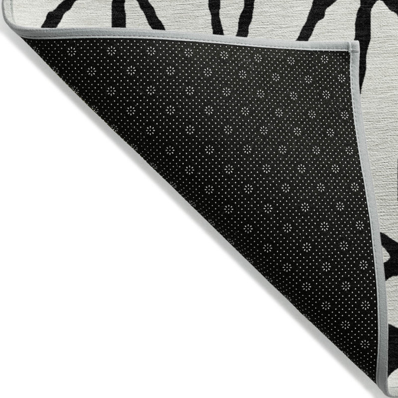 Tapis lavable intérieur / extérieur ivoire 8 pi x 10 pi