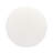 Joanel 37" Round Upholstered Cocktail Ottoman With Natural Wood Base, Ivory White