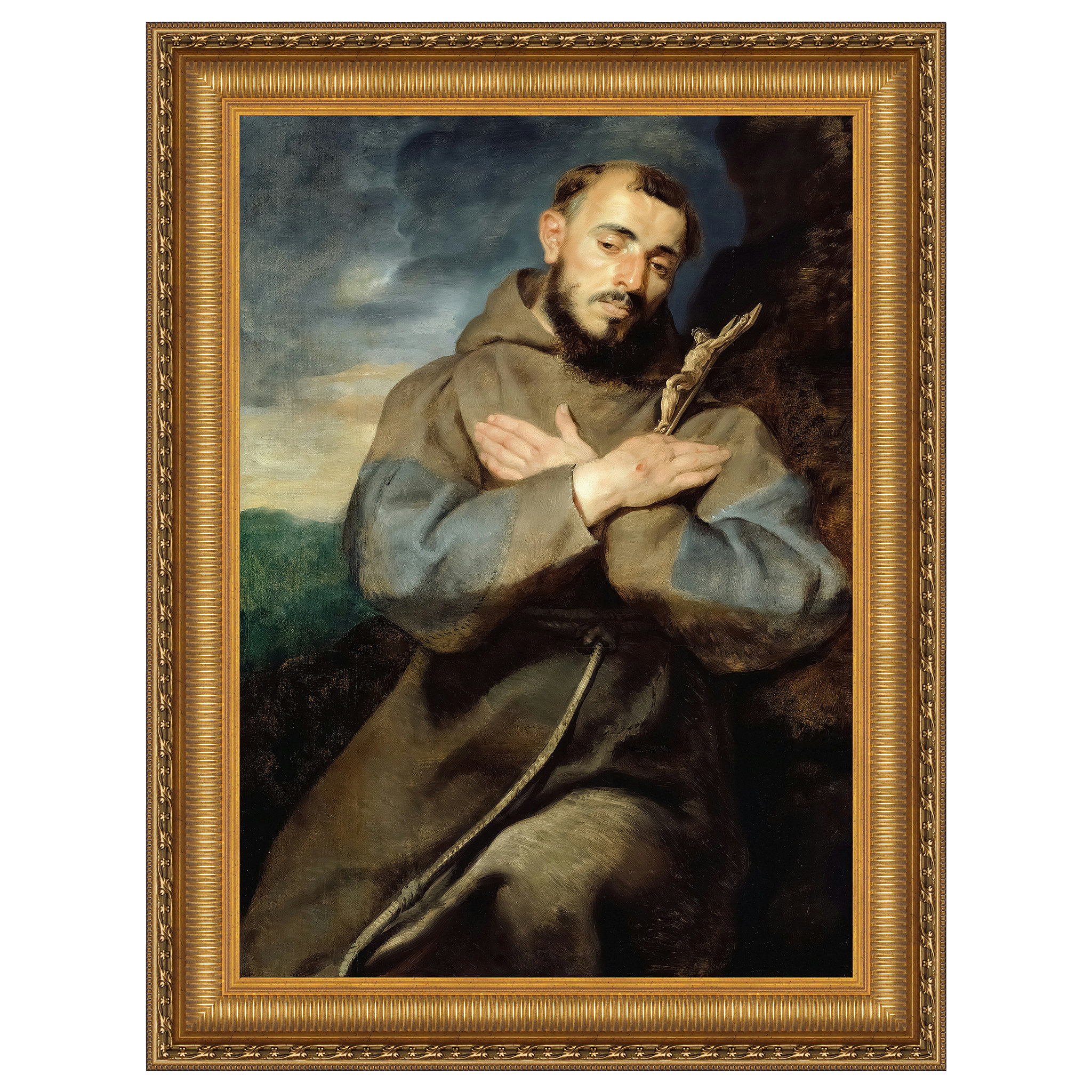 Design Toscano Saint Francis, 1615 Framed Print on Canvas | Wayfair